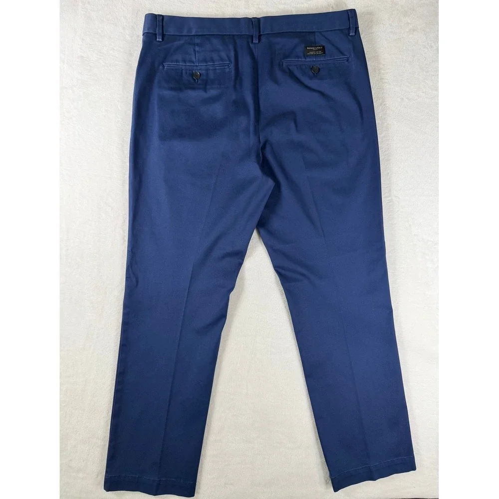 Banana‎ Republic Aiden Chino Slim Fit Stretch Cotton Magical Blue Men's 36x32